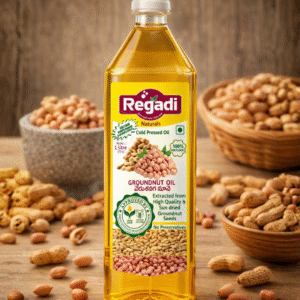 Regadi Naturals Cold Pressed Groundnut Oil - 1 Litre