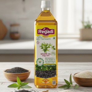 Regadi Naturals Cold Pressed Sesame Oil – 1 Litre